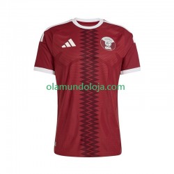 Camisola Catar Homem Equipamento Primeiro Copa do Mundo 2026 Manga Curta